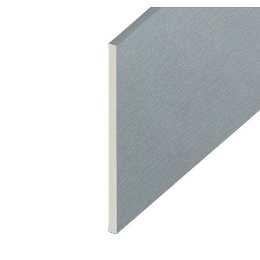 Moondust Grey Woodgrain Flat Board - Length 5m x Width 400mm