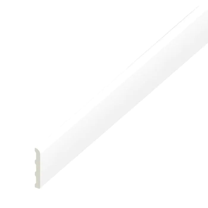 UPVC Multi-Purpose Trim - White, 5m x 40mm (Castellated)