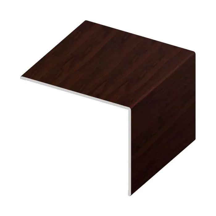 UPVC Rigid Angle Trim - Rosewood, 5m x 80mm x 80mm