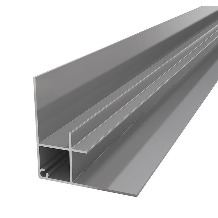 Moondust Grey Horizontal Coastline Cladding 90° Internal Corner - Length 5m