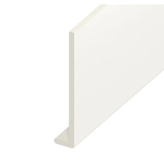 UPVC Fascia Capping Board – White Ash, 5m x 225mm (Standard)