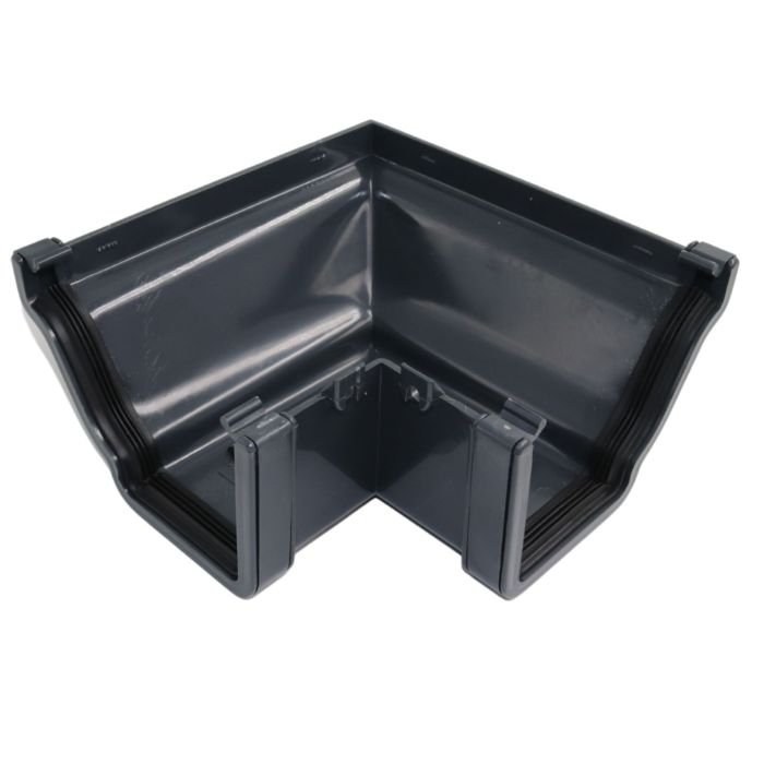 Anthracite Grey Ogee Guttering 90° External Angle - 135mm
