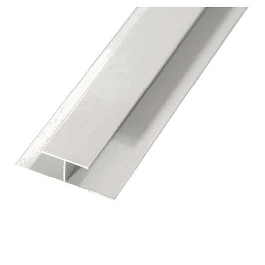 Chrome PVC Division Bar for Storm 7mm Bathroom Cladding - 2.4m