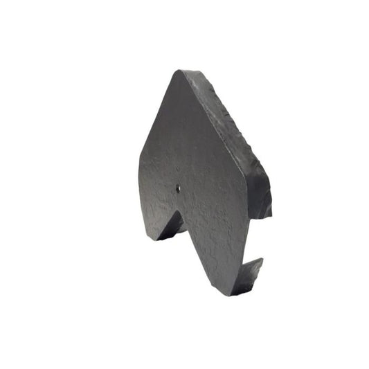 Slate Grey Envirotile Plastic Lightweight Slate Gable End Cap - Length 178mm x Width 325mm