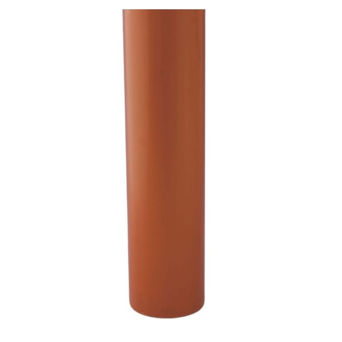 Terracotta Underground Drainage Plain Ended Pipe - 110mm x Length 3m