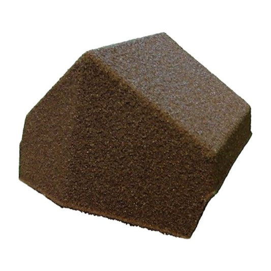 Metrotile Roof Burnt Umber Hip End Cap - Length 225mm x Width 225mm