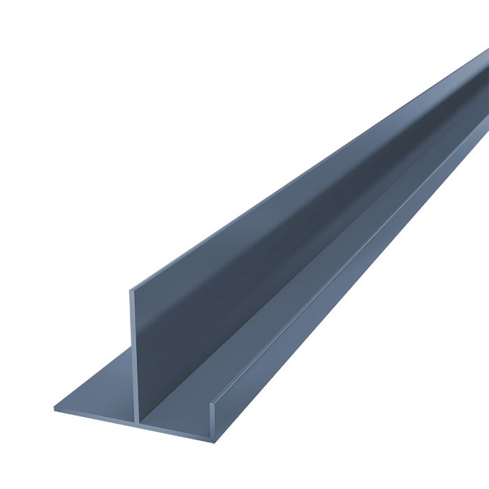 Pigeon Blue Horizontal Coastline Cladding Aluminium End Closer - Length 5m