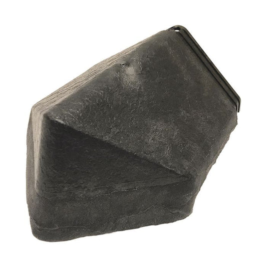 Anthracite Black Envirotile Slate 80 Degree Hip End Cap - Length 245mm x Width 165mm