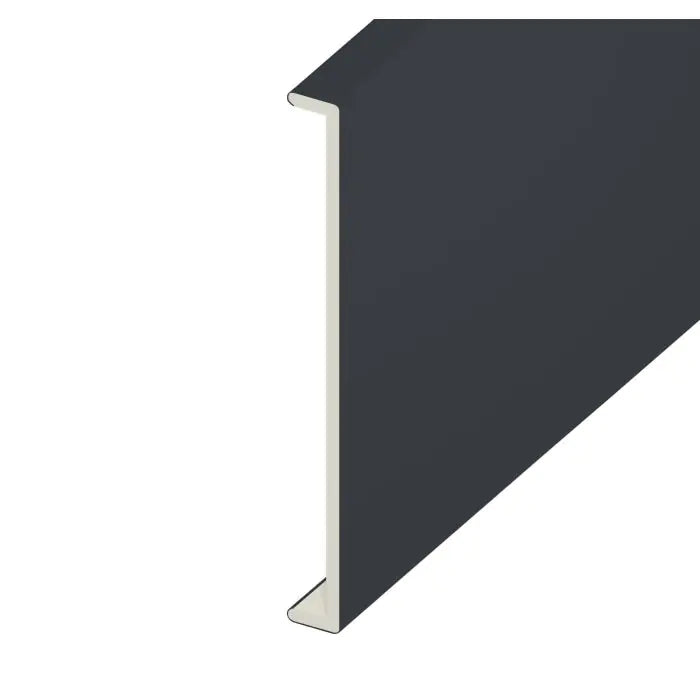 Anthracite Grey Smooth Double Fascia Capping Board - Length 5m x Width 350mm
