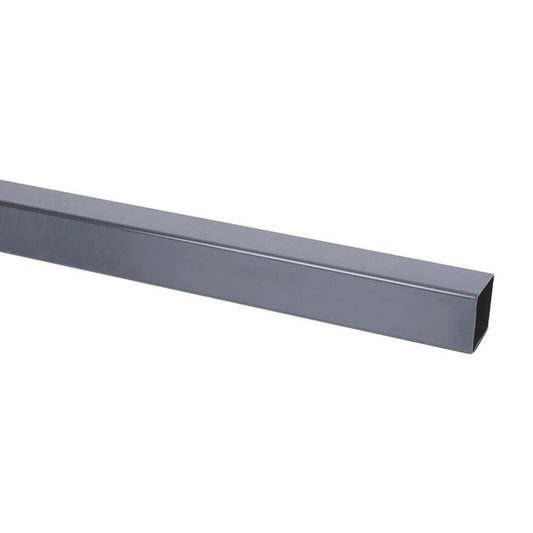 Anthracite Grey Square Guttering Downpipe - 65mm x Length 2.5m