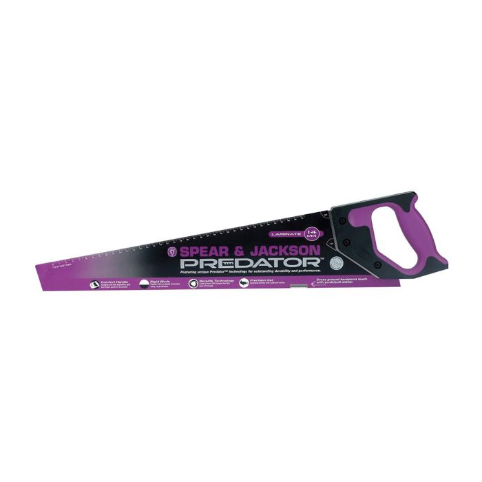 Spear & Jackson Predator Hardpoint Laminate Saw 550mm 8 TPI