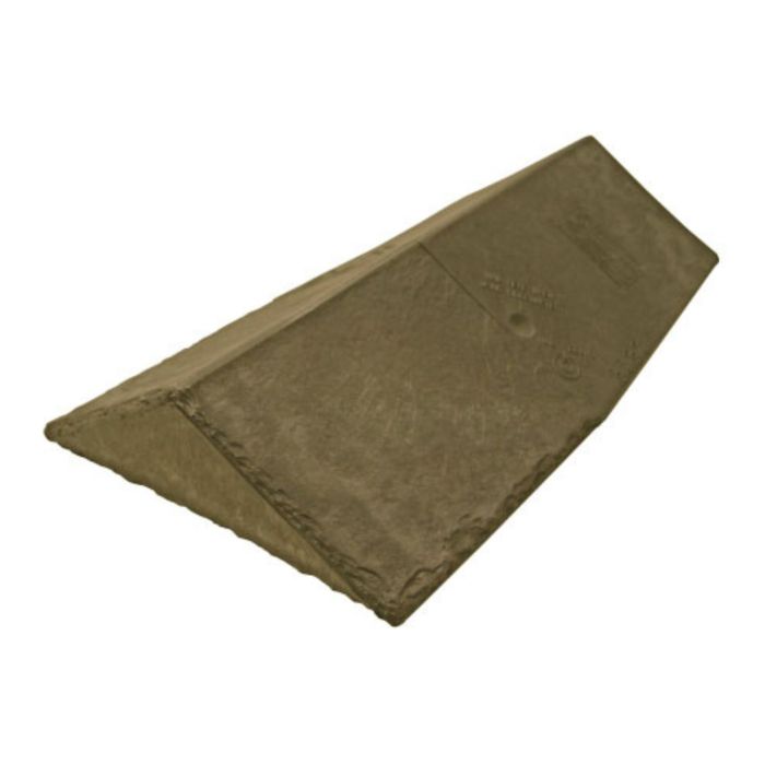 Olive Green Tapco Slate Classic Ridge 90° End Cap 35-40° Pitch - 445mm x 265mm