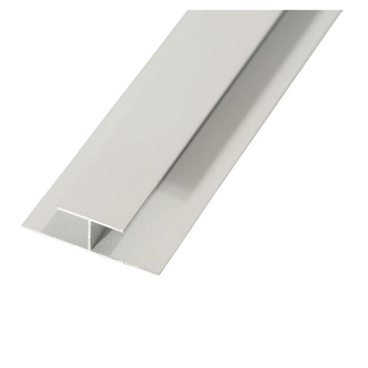 White PVC Division Bar for Storm 7mm Bathroom Cladding - 2.4m