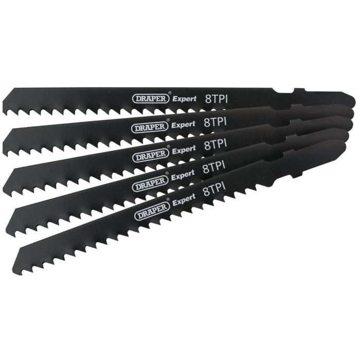 Draper Jigsaw Blade Set 10tpi 100mm- 5 Pack