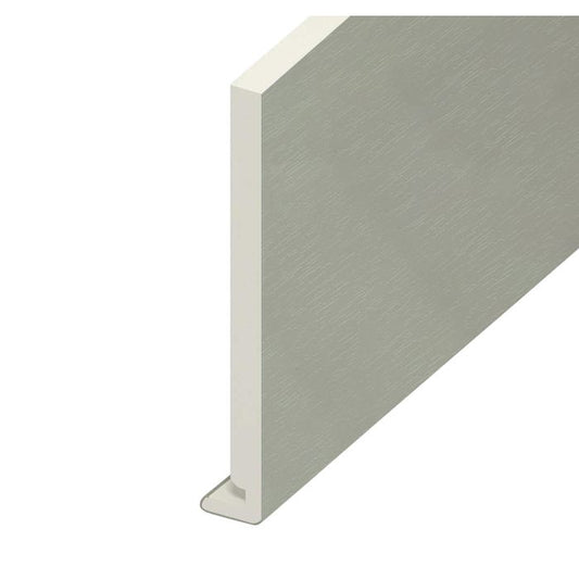 Eurocell Agate Grey Woodgrain Fascia Board - L 5m x W 225mm