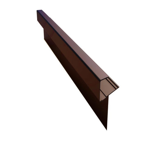 Brown Envirotile Continuous Dry Verge - Length 3m