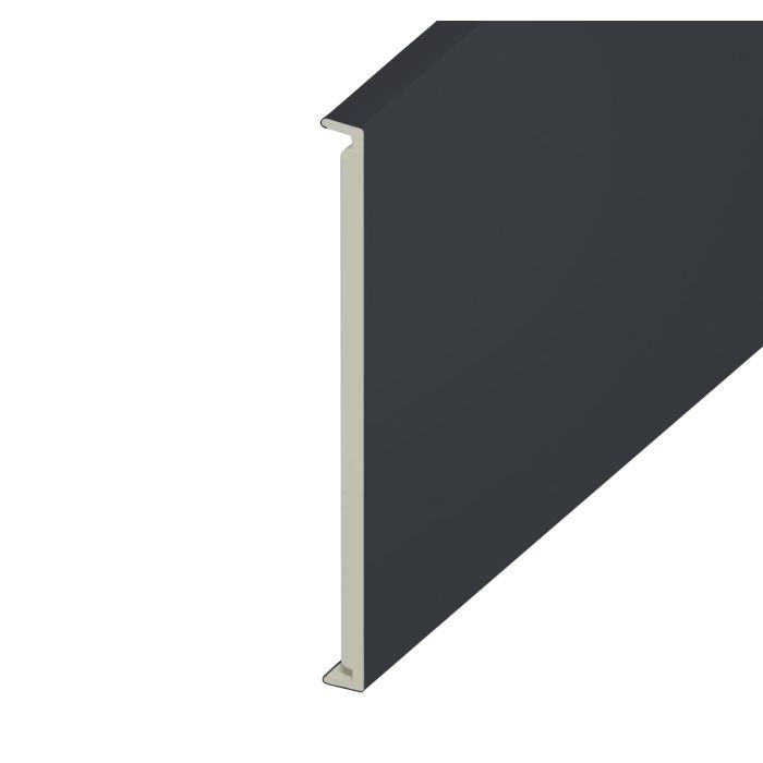 Anthracite Grey Smooth Double Edged Fascia Board - Length 5m x Width 350mm