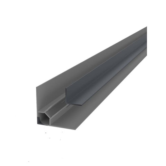 Mill Finish Vertical Coastline 90° Internal Receiver - Length 5m x Width 53.6mm