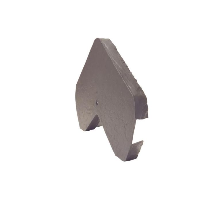Brown Envirotile Plastic Lightweight Slate Gable End Cap - Length 178mm x Width 325mm