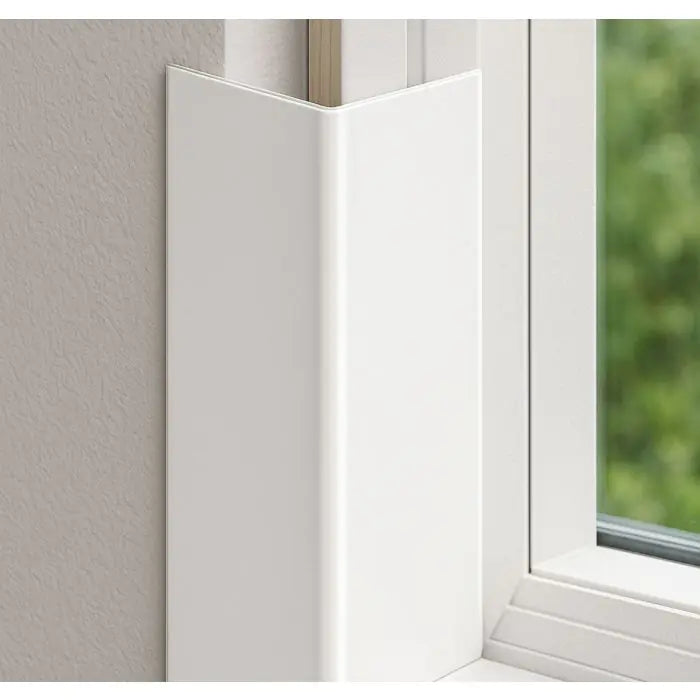 UPVC Rigid Angle Trim - White, 5m x 60mm x 60mm