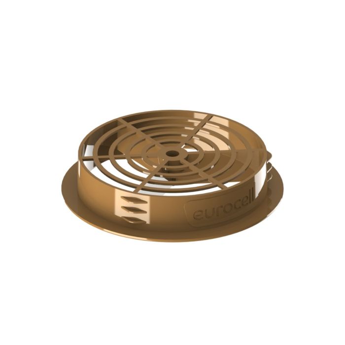 Oak Eurocell Circular 70mm Soffit Disc Vent