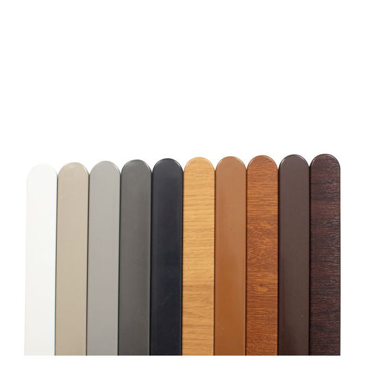 Medium Grey Laminated Window Board End Cap - Length 310mm x Width 27mm