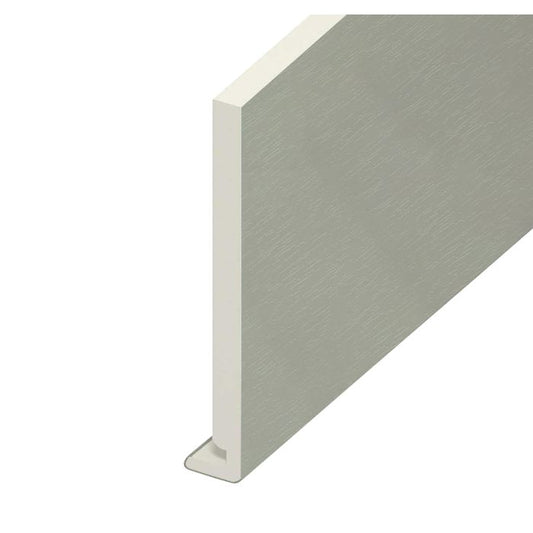Eurocell Agate Grey Woodgrain Fascia Board - L 5m x W 200mm