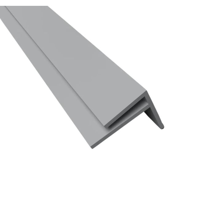 Pastel Grey Palclad Prime External F Section - Length 3.05m