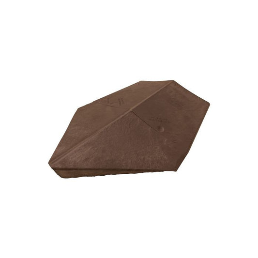 Chestnut Brown Tapco Slate Classic Edwardian Conservatory Hip End Cap - 430mm x 320mm