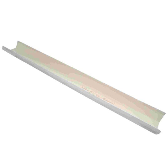 White Square Gutter - 114mm x Length 4m