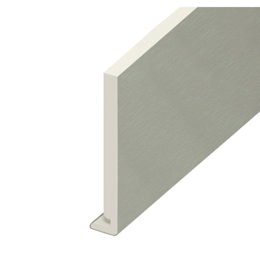 Eurocell Agate Grey Woodgrain Fascia Board - L 5m x W 150mm