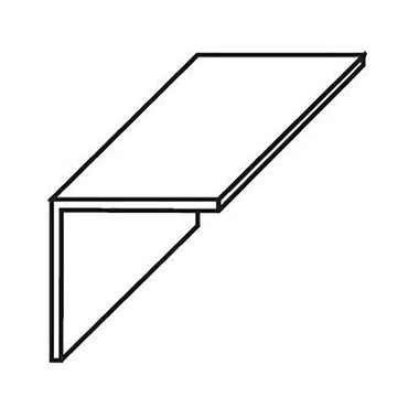 UPVC Adjustable Angle Trim - Golden Oak, 5m x 25mm x 25mm