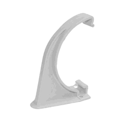 White Half Round Guttering Fascia Bracket - 112mm