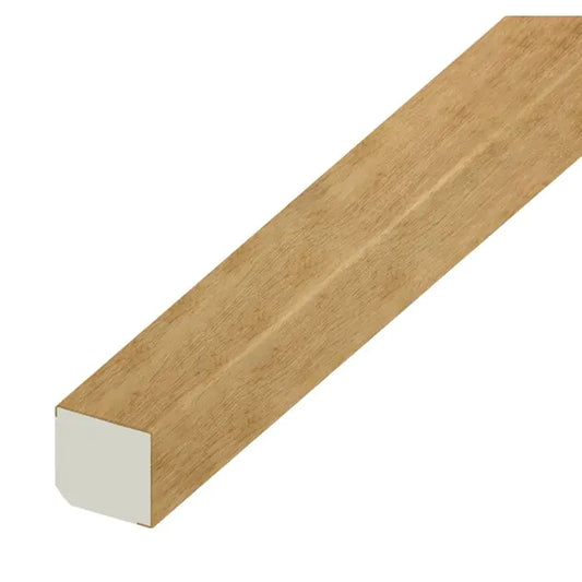 UPVC Square Section Trim - Irish Oak, 5m x 20mm