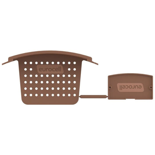 Terracotta Euroverge Universal Dry Verge Starter Unit and End Cap – 2 pack (2 x Starters 2 x End Caps)