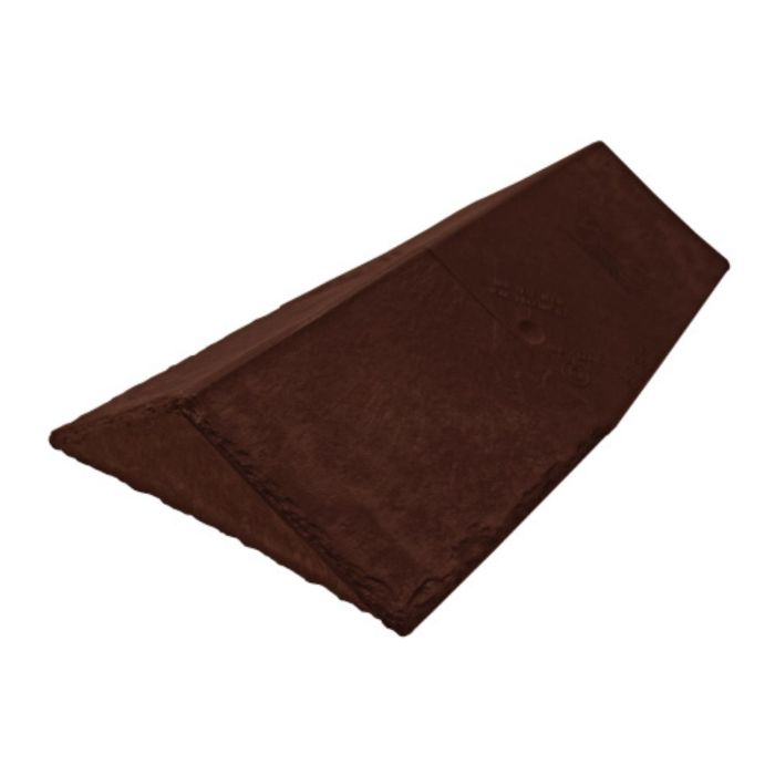 Chestnut Brown Tapco Slate Classic Ridge 90° End Cap 35-40° Pitch - 445mm x 265mm