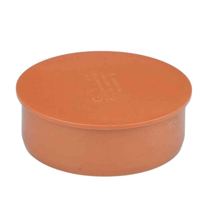 Terracotta Underground Drainage Socket Plug - 110mm