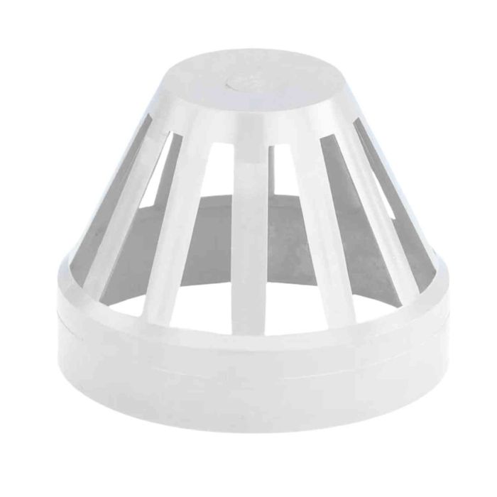 White Soil System Ventilation Cowl - 110mm