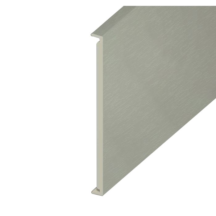 Agate Grey Woodgrain Double Edged Fascia Board - Length 5m x Width 350mm