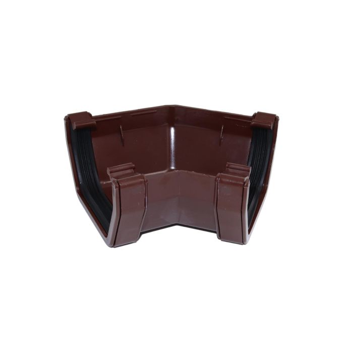 Brown Square Guttering 135° Angle - 114mm