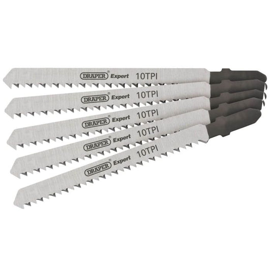 Draper Jigsaw Blade Set 24tpi 100mm- 5 Pack