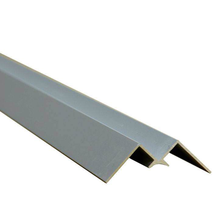 Satin Anodised Aluminium Internal Corner Trim for 11mm Panel - 2.42m Length