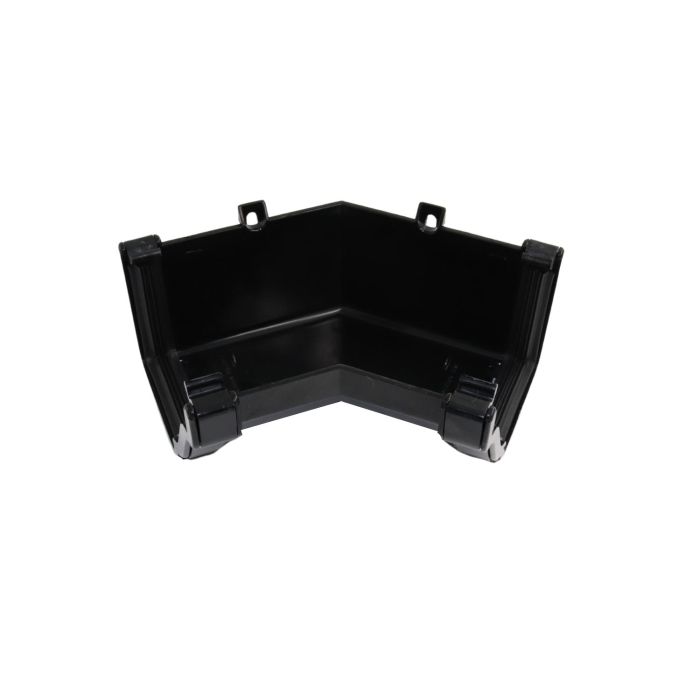 Black Ogee Guttering 135° Internal Angle - 135mm