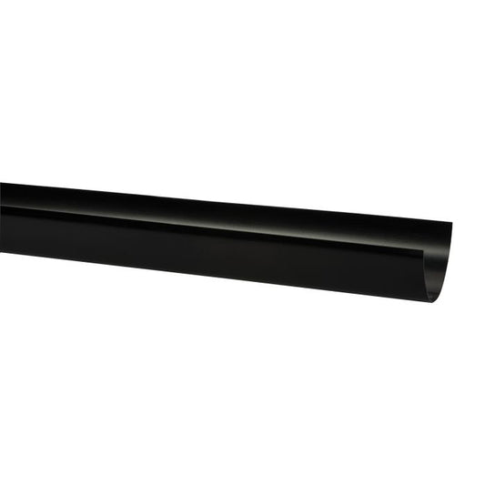 Black Deepflow Gutter - 114mm x Length 4m