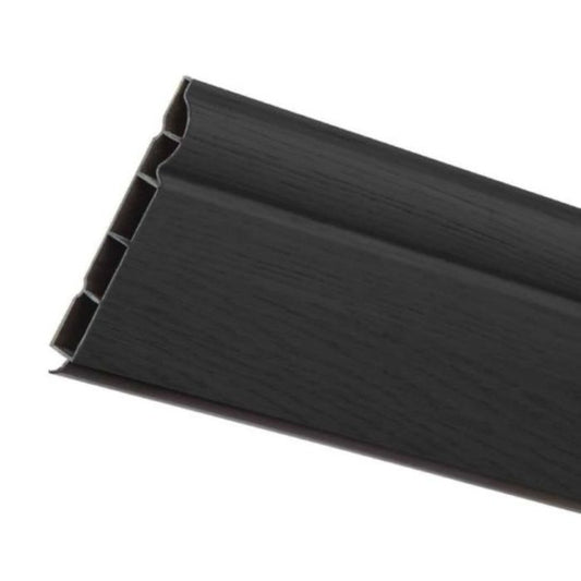 Anthracite Grey Ogee Woodgrain Roomline Skirting Board - Length 5m x Width 150mm