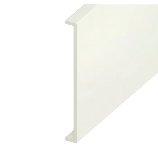 White Ash Woodgrain Double Fascia Capping Board - Length 5m x Width 350mm