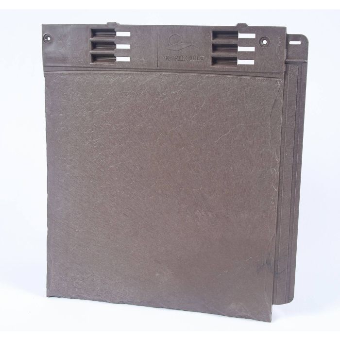 Brown Envirotile Plastic Lightweight Roof Slate Tile - Length 365mm x Width 325mm