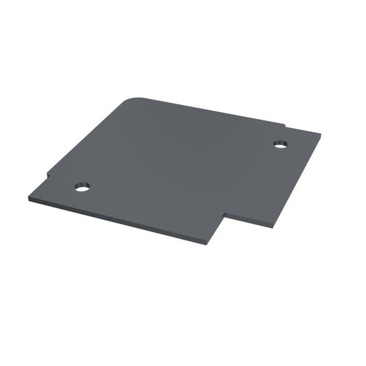 Anthracite Grey Vertical Coastline Composite Cladding External End Closer - Width 61mm x Length 61mm