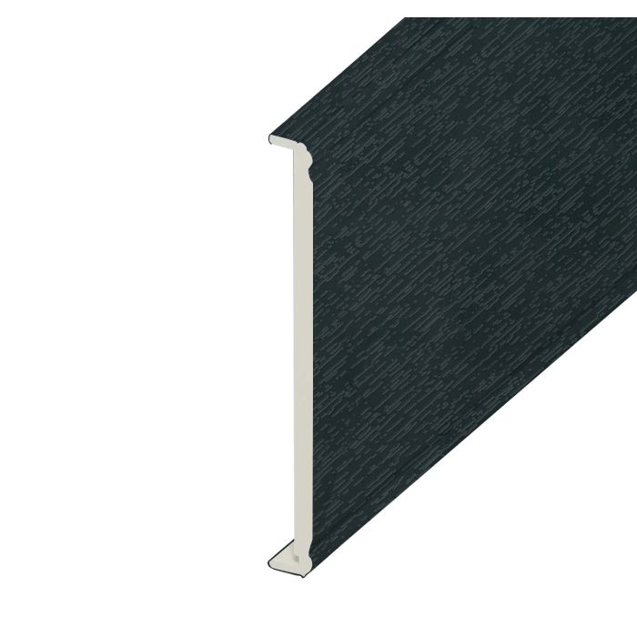 Anthracite Grey Woodgrain Ogee Double Ended Fascia - Length 5m x Width 400mm