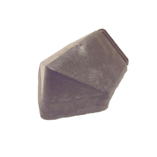 Brown Envirotile Slate 80 Degree Hip End Cap - Length 245mm x Width 165mm